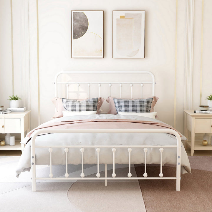 Cliffrose Platform Bed August Grove® Color: White Size: Full/Double