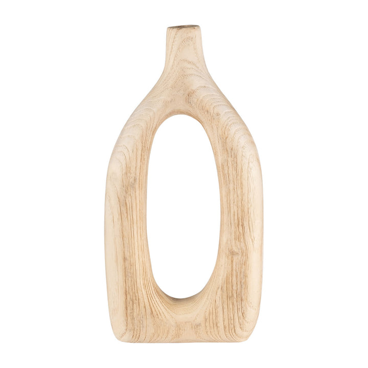 Cut-out Vase, Paulownia Woo, Decorative Rustic Vase for Wedding Centerpieces and Tabletop Decor Joss & Main Color: Brown