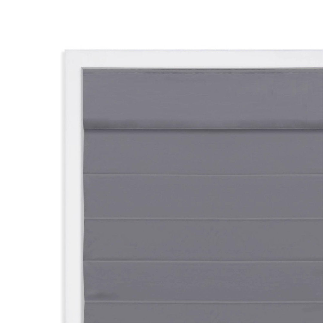 Cordless Blackout 100% Cotton Roman Shade with Cellular Shade Backing Symple Stuff Size: 43"W x 72"L Finish: Gray