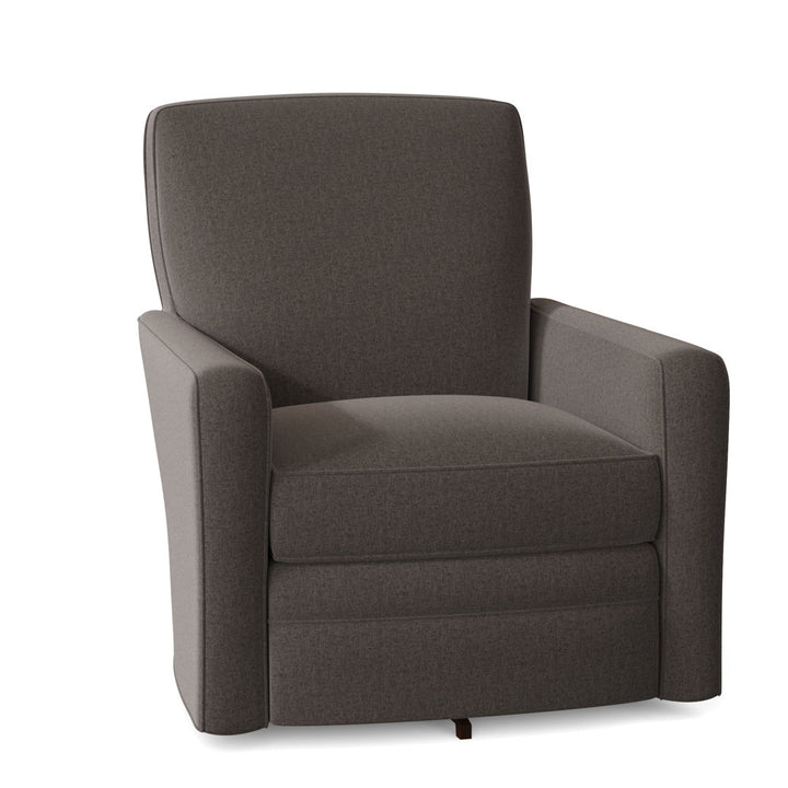 Idana 32" Wide Swivel Armchair Birch Lane™ Arm Covers: No, Body Fabric: Handsome 41 Gray Performance Twill