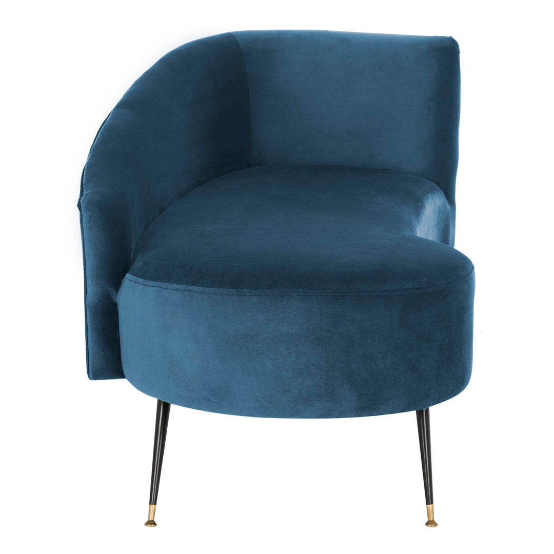 Frankie Right-Arm Chaise Lounge Mercer41 Fabric: Navy