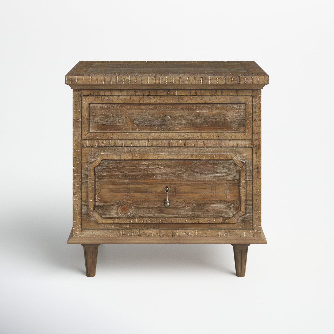 Rahul Rustic Nightstand with USB Birch Lane™