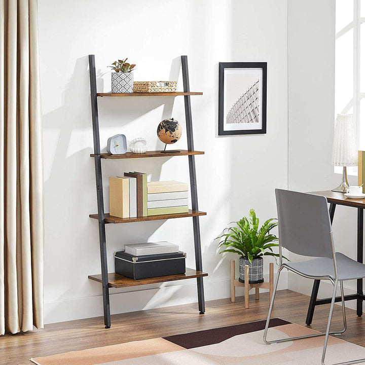 Ciotti 59.1" H x 25.19" W Ladder Bookcase George Oliver Color: Brown