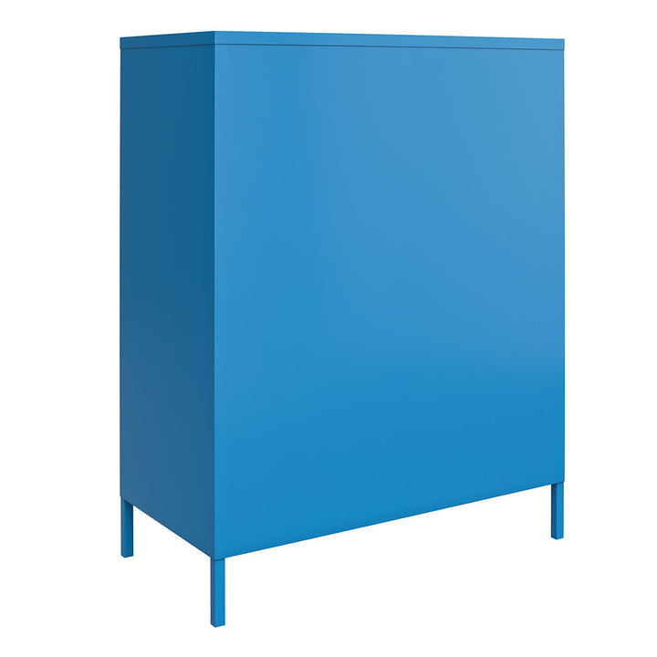 Cache 2 - Door Metal Accent Cabinet Novogratz Color: Bright Blue