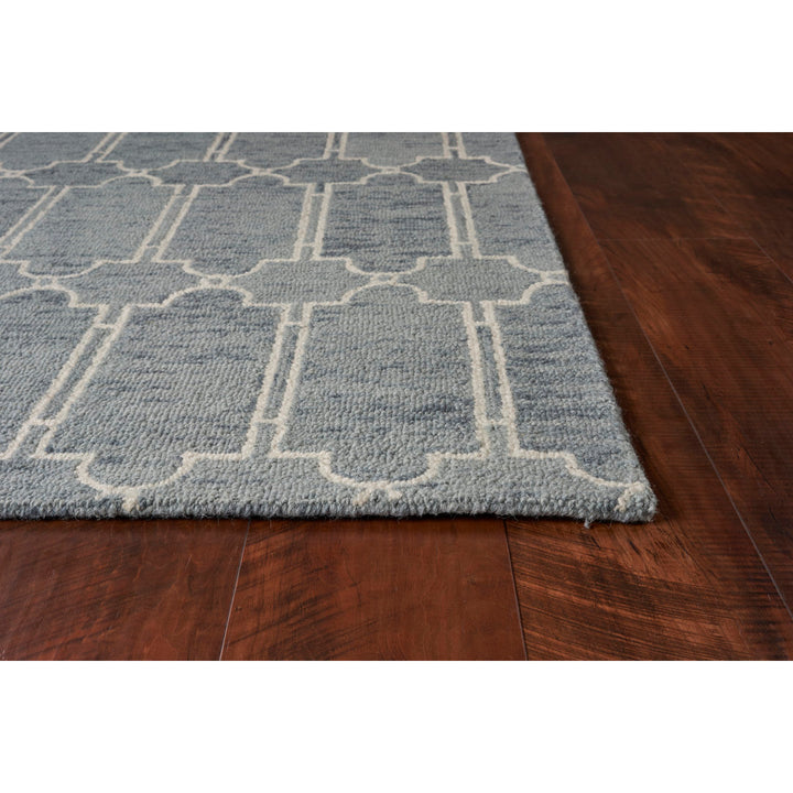 McAlester Geometric Handmade Tufted Wool Gray Area Rug House of Hampton® Rug Size: Rectangle 9' x 12'