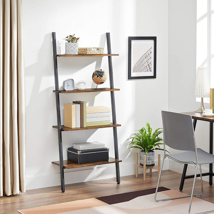 Ciotti 59.1" H x 25.19" W Ladder Bookcase George Oliver Color: Brown