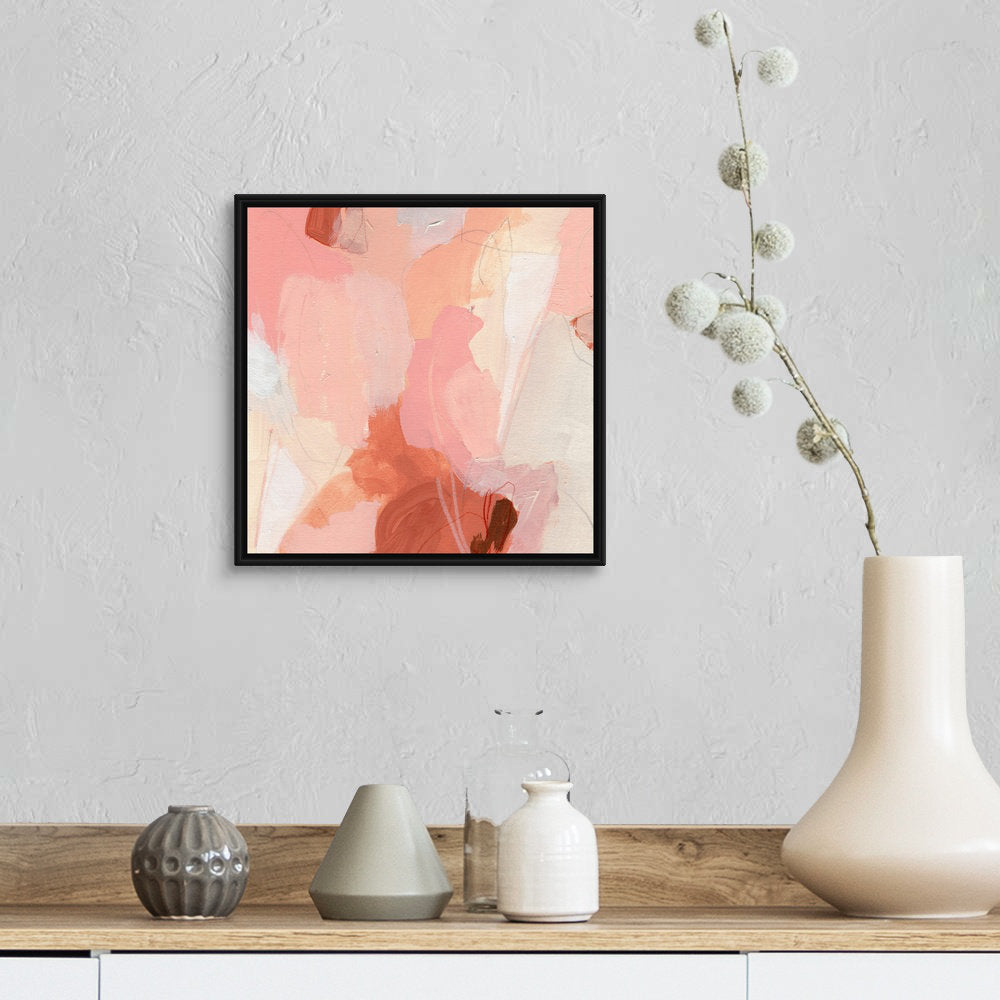 Terracotta Cloud II by June Erica Vess - Photograph Print Orren Ellis Size: 14" H x 14" W x 1.75" D Format: Black Framed