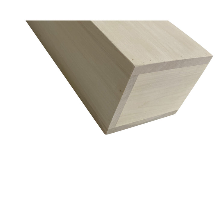 Cecilia Fireplace Shelf Mantel Millwood Pines Size (Depth x Front x Back): 6" D Shelf Length: 84", Finish: Unfinished