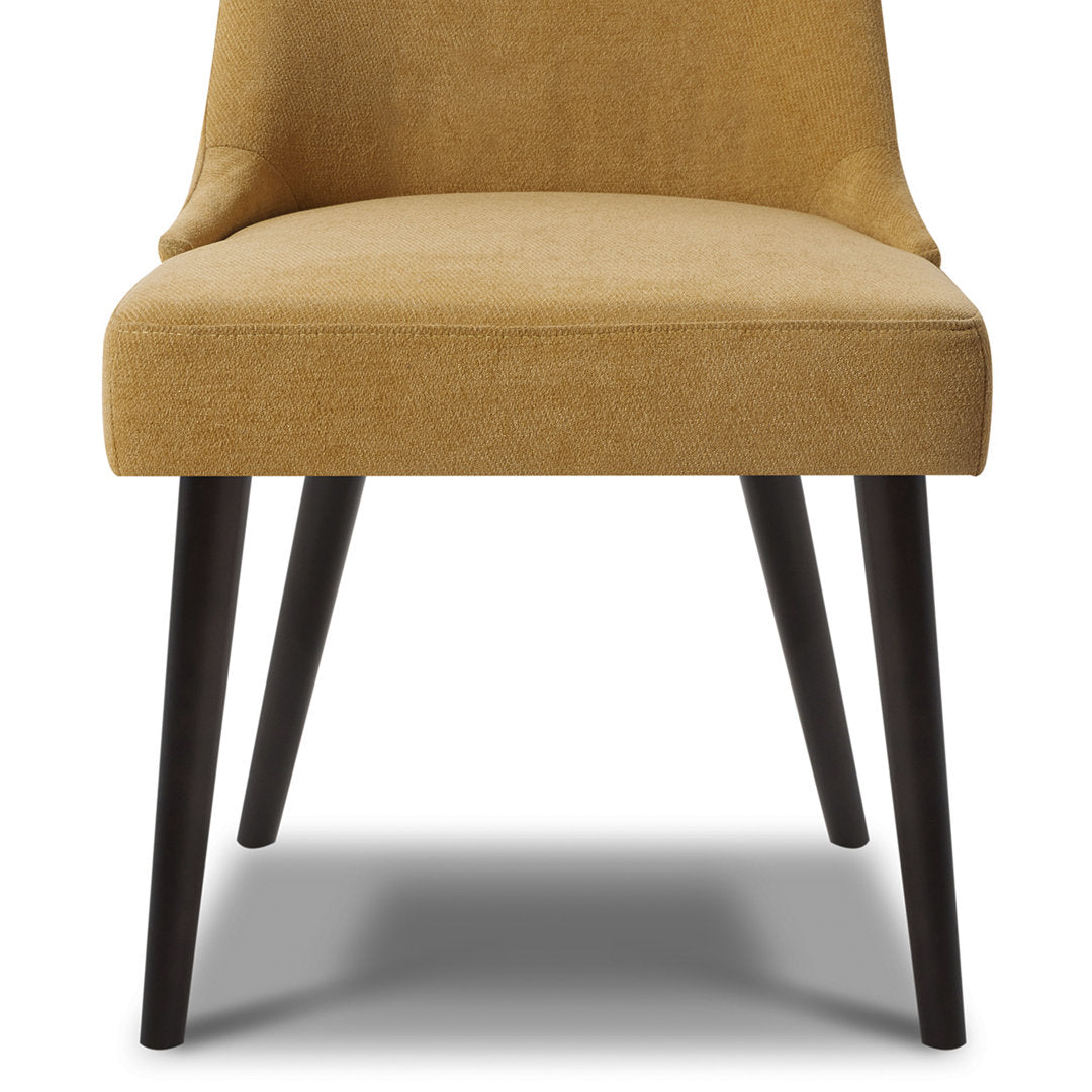 Brently Upholstered Dining Chair (Set of 2) Wade Logan® Upholstery Color: Canary Yellow