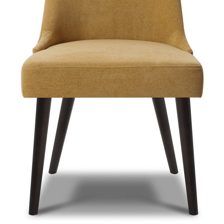 Brently Upholstered Dining Chair (Set of 2) Wade Logan® Upholstery Color: Canary Yellow