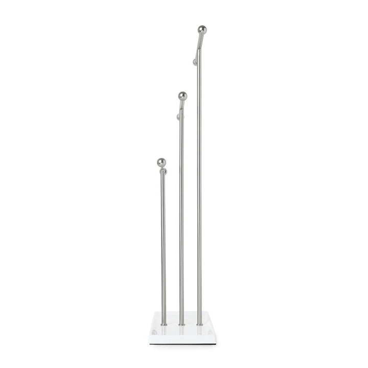 Trigem Jewelry Stand Umbra Finish: White/Nickel