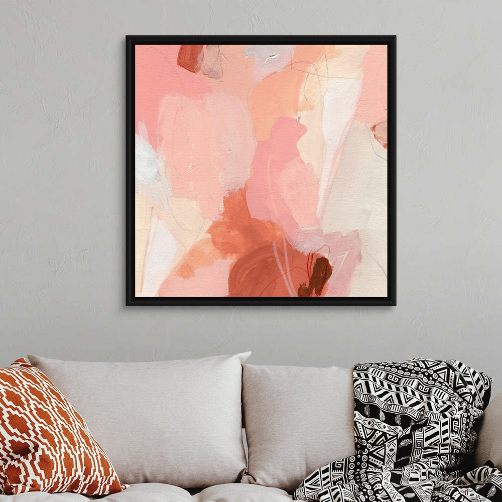 Terracotta Cloud II by June Erica Vess - Photograph Print Orren Ellis Size: 38" H x 38" W x 1.75" D Format: Black Framed