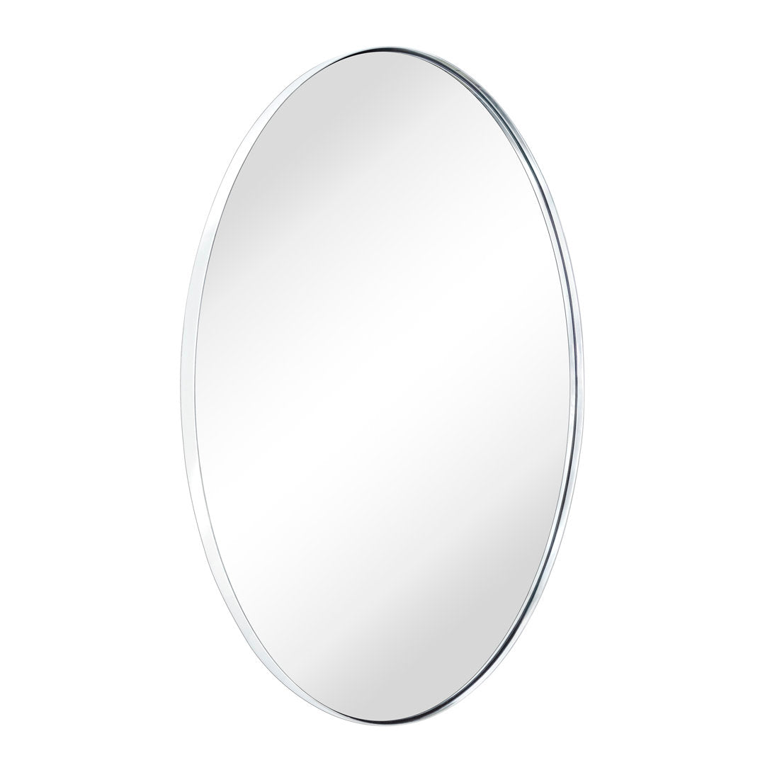 Javell Bathroom Mirror Ebern Designs Size: 36" x 24" Finish: Chrome