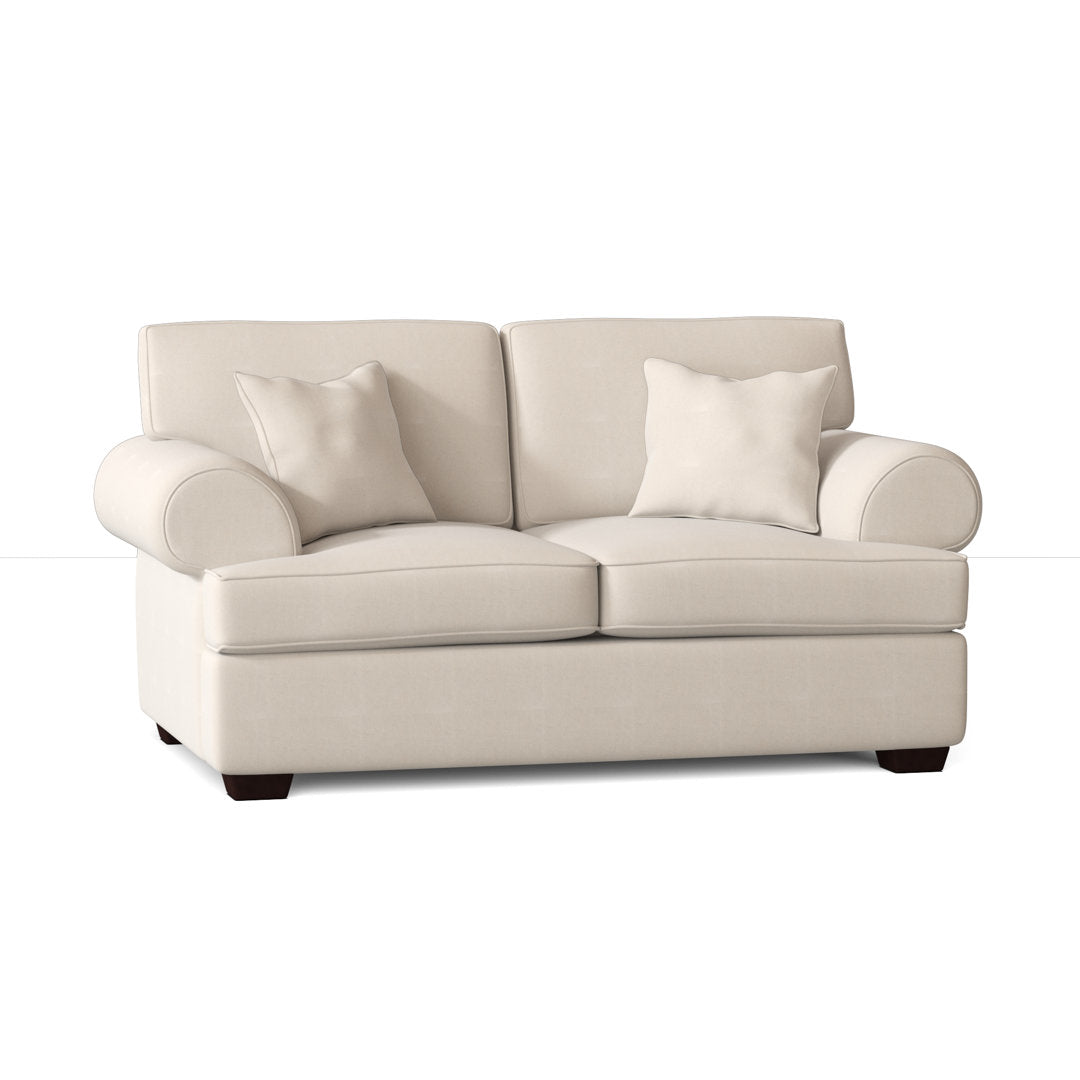 67" Recessed Arm Loveseat Birch Lane™ Fabric: Classic Natural Twill