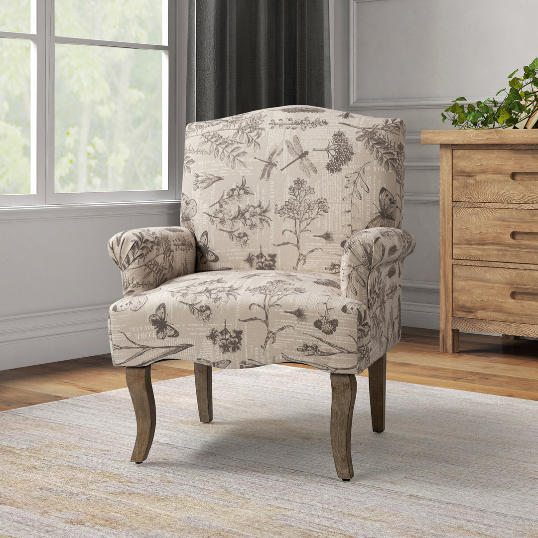 Belle 30" W Polyester Armchair Laurel Foundry Modern Farmhouse® Fabric: Gray Chenille