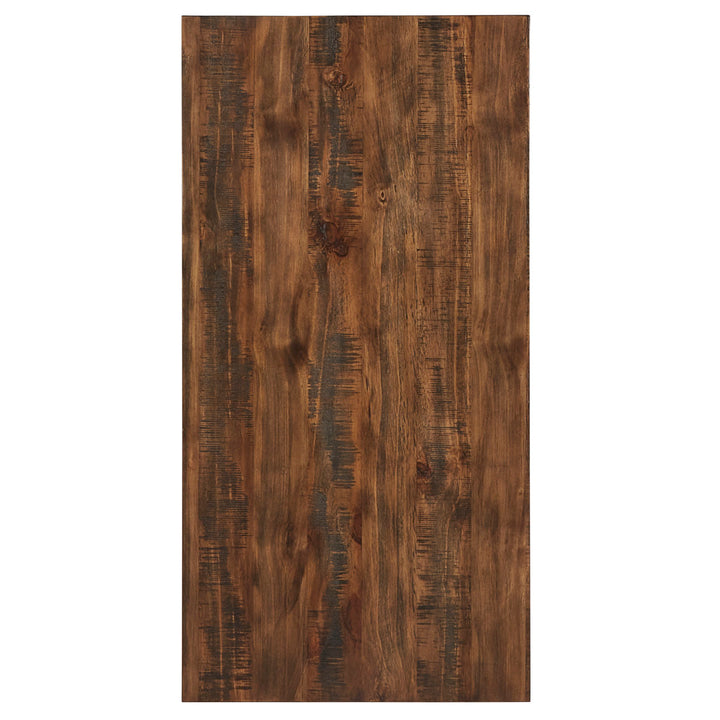 Isakson Trestle Coffee Table with Storage Laurel Foundry Modern Farmhouse® Table Top Color: Brown