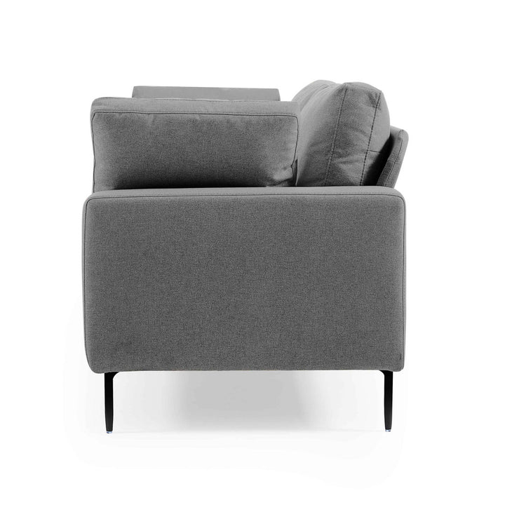Jeses MINIMORE Modern Style Etta 84.3" Mid-Century Modern Design Sofa Corrigan Studio® Fabric: Gray Cotton Blend