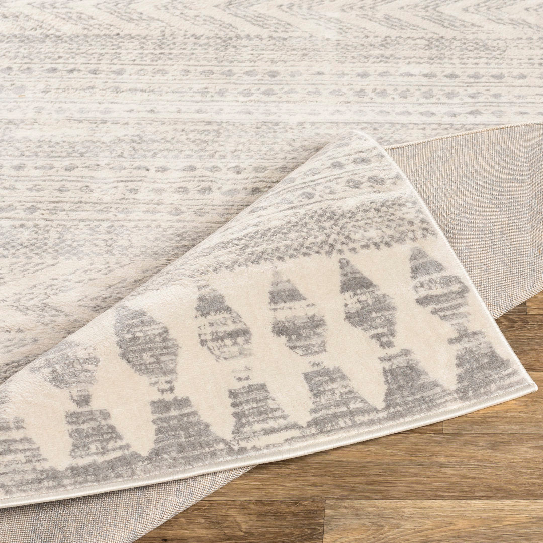 Herrod Geometric Gray/Taupe Area Rug Zipcode Design™ Rug Size: Rectangle 9' x 12'3"