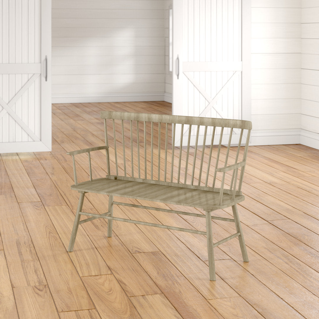 Karlovy Wood Bench Dovecove Color: Gray
