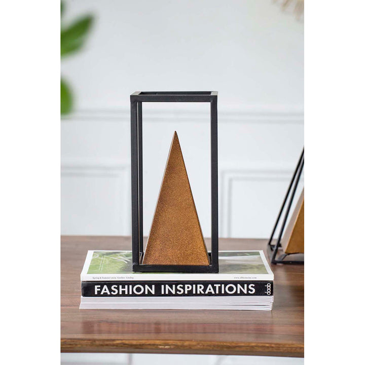 Geurie Iron Pyramid Table Sculpture Wrought Studio™