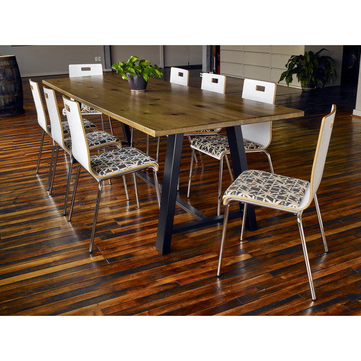 Midtown Solid Wood Breakroom Table KFI Studios Size: 36" H x 84" L x 42" W Top Finish: Walnut