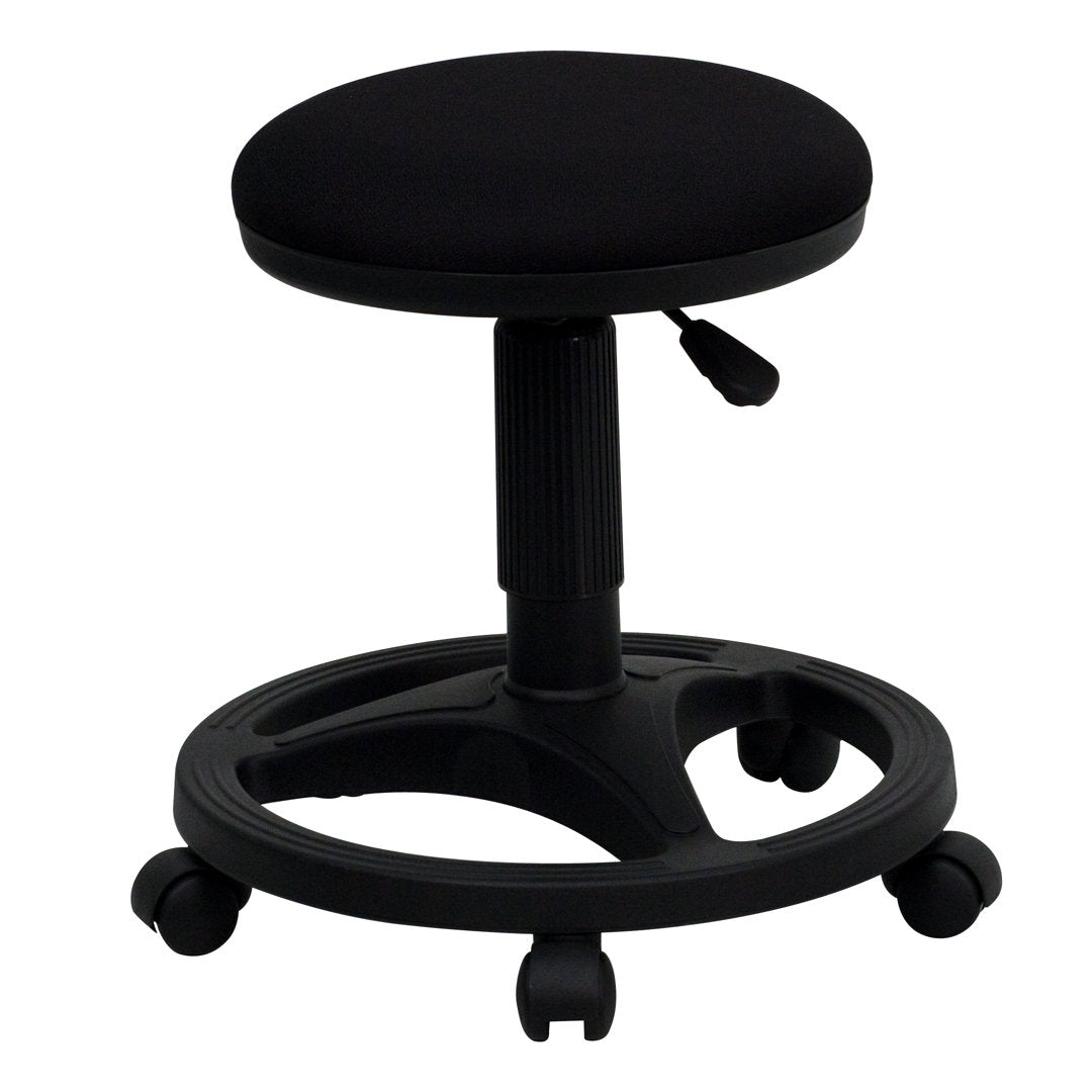 Gutierres Height Adjustable Stool with Footring Alcott Hill®