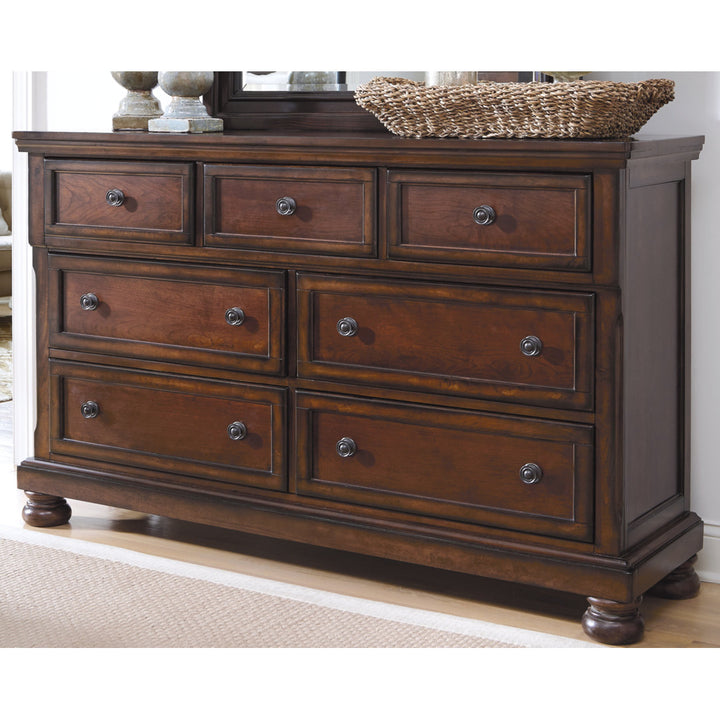 Emylie 7 Drawer 65.63" W Double Dresser Charlton Home®