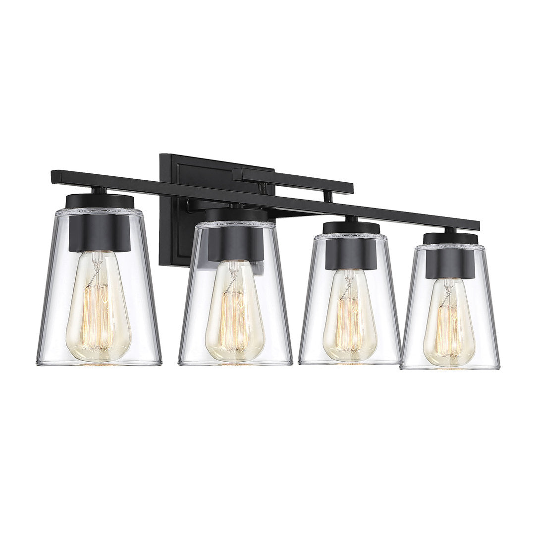 Averi 4-Light Dimmable Vanity light Three Posts™ Finish: Black