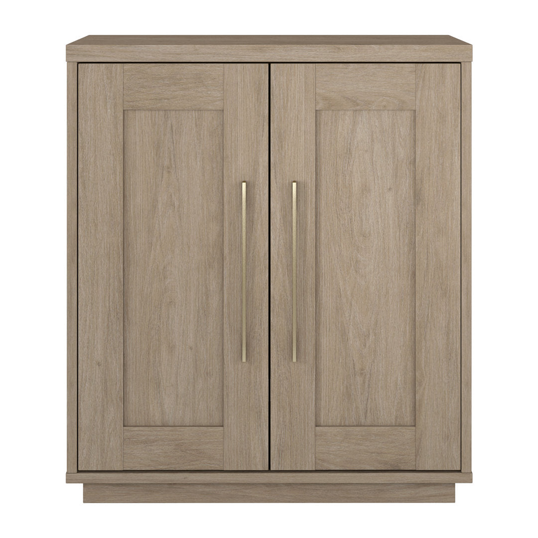 Tillman Accent Cabinet Wade Logan® Color: Antiqued Gray Oak
