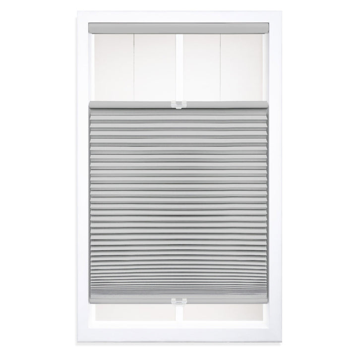 Sheba 1.5 inch Cordless Blackout Top Down bottom Up Cellular Shade Symple Stuff Blind Size: 26"W x 64"L Finish: Sterling Gray