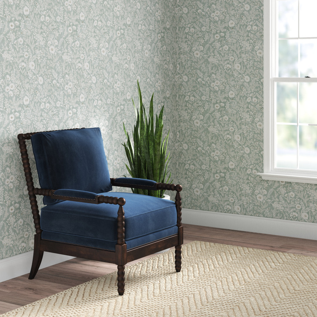33' L x 20.5" W Wallpaper Roll Lark Manor™ Color: Green