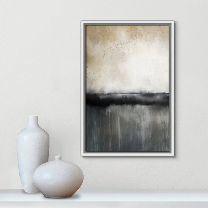 Sunset by Kimberly Allen Print Joss & Main Size: 19.5" H x 13.5" W x 2" D Format: White Framed Canvas