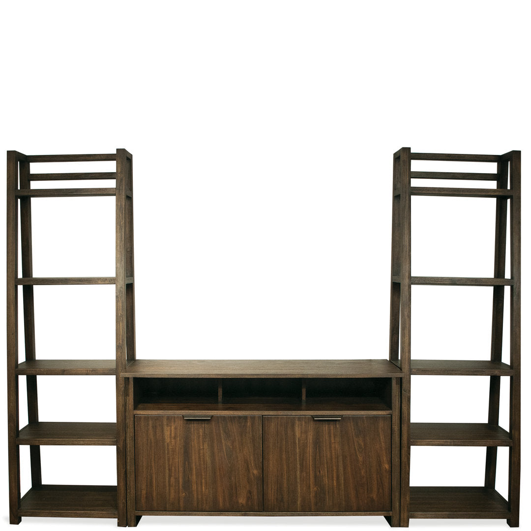Bridgnorth 72" H x 24" W Solid Wood Ladder Bookcase Greyleigh™ Color: Brushed Acacia