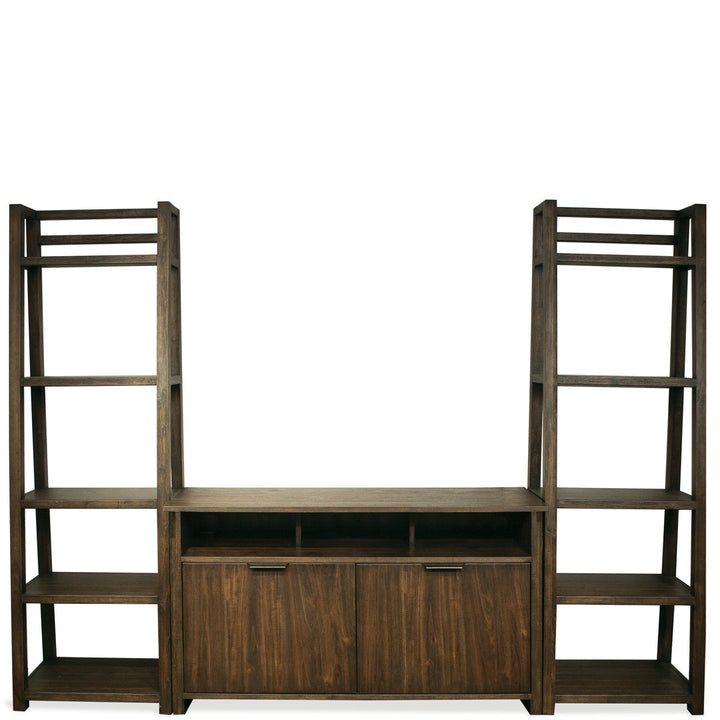 Bridgnorth 72" H x 24" W Solid Wood Ladder Bookcase Greyleigh™ Color: Brushed Acacia
