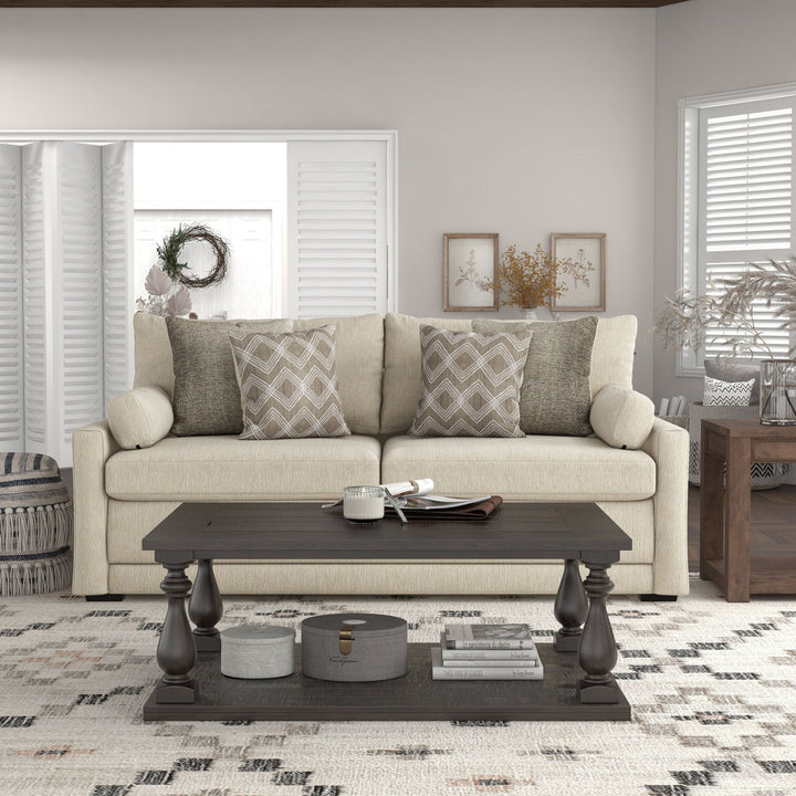 Nicklaus 86.5" Chenille Square Arm Sofa Latitude Run®