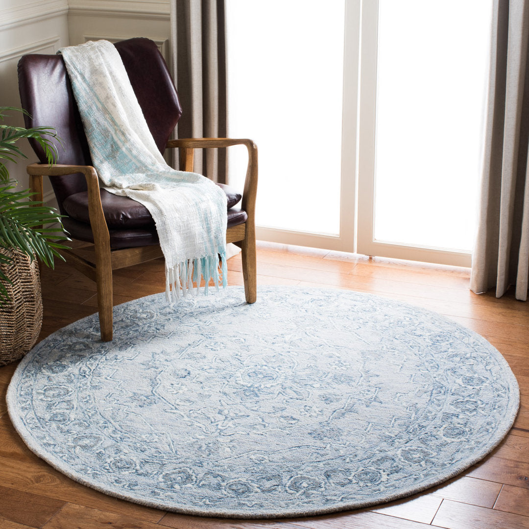 Daggett Hand Tufted Wool And Cotton With Latex Oriental Rug Charlton Home® Rug Size: Round 3'