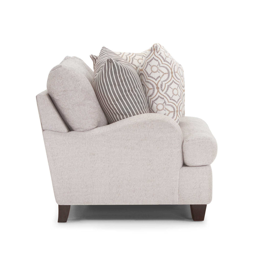 Somerville 93" Sofa with Reversible Cushions Sand & Stable™ Fabric: Gray 100% Polyester