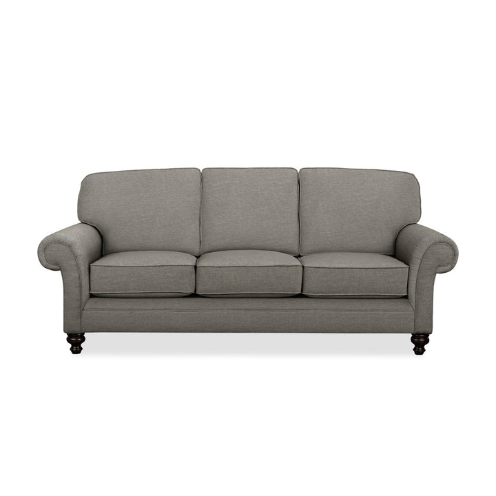Gaige 88" Rolled Arm Sofa with Reversible Cushions Wayfair Custom Upholstery™ Fabric: Flagship Pewter Sunbrella®