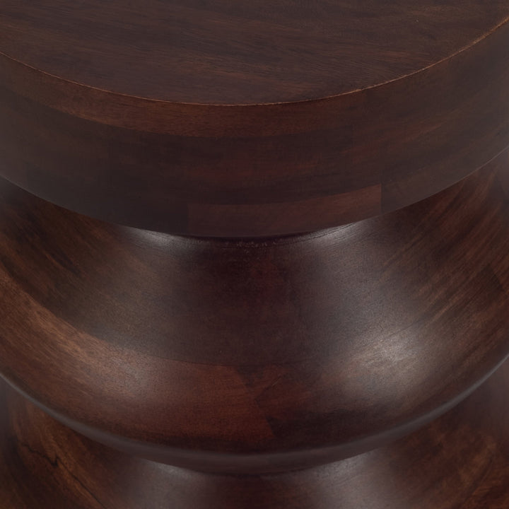 Maberley 18'' Tall Solid Wood Pedestal End Table Birch Lane™