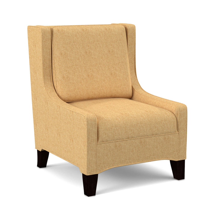 Lucy 26" W Slipper Chair Edgecombe Furniture Body Fabric: Fluff Wall Street