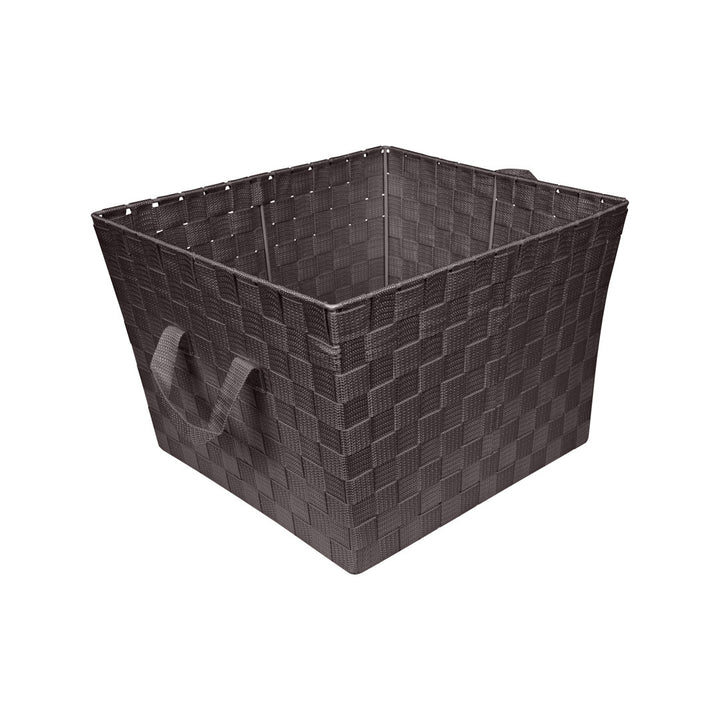 Plastic Basket Zipcode Design™ Color: Choco Pack Size: 1, Size: Large