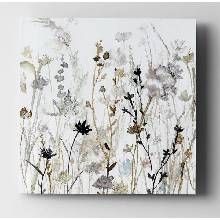 Wildflower Mist II - Painting Print Lark Manor™ Size: 40" H x 40" W x 1.5" D Format: Wrapped Canvas