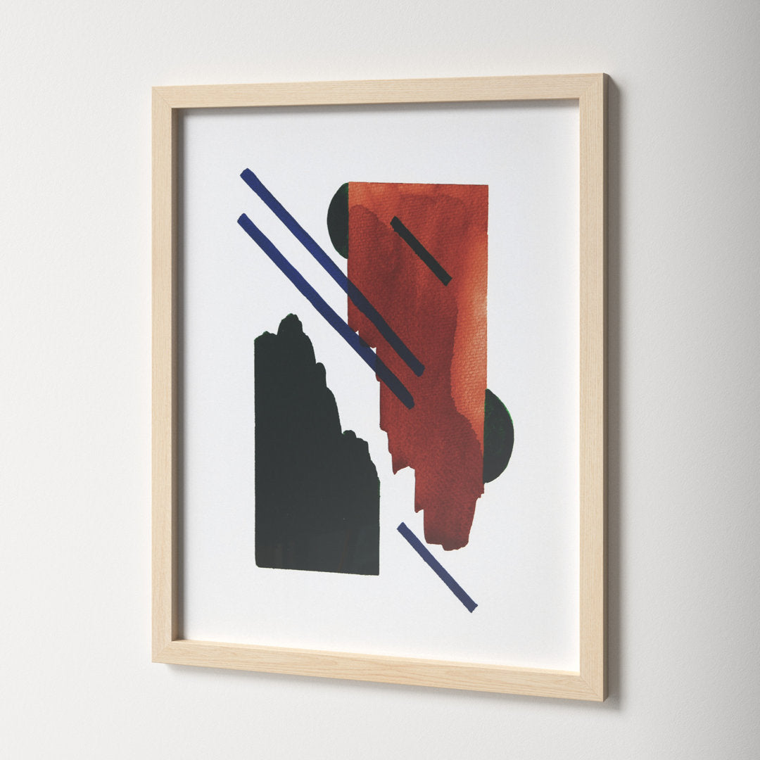 Abstract Print Wall Decor AllModern