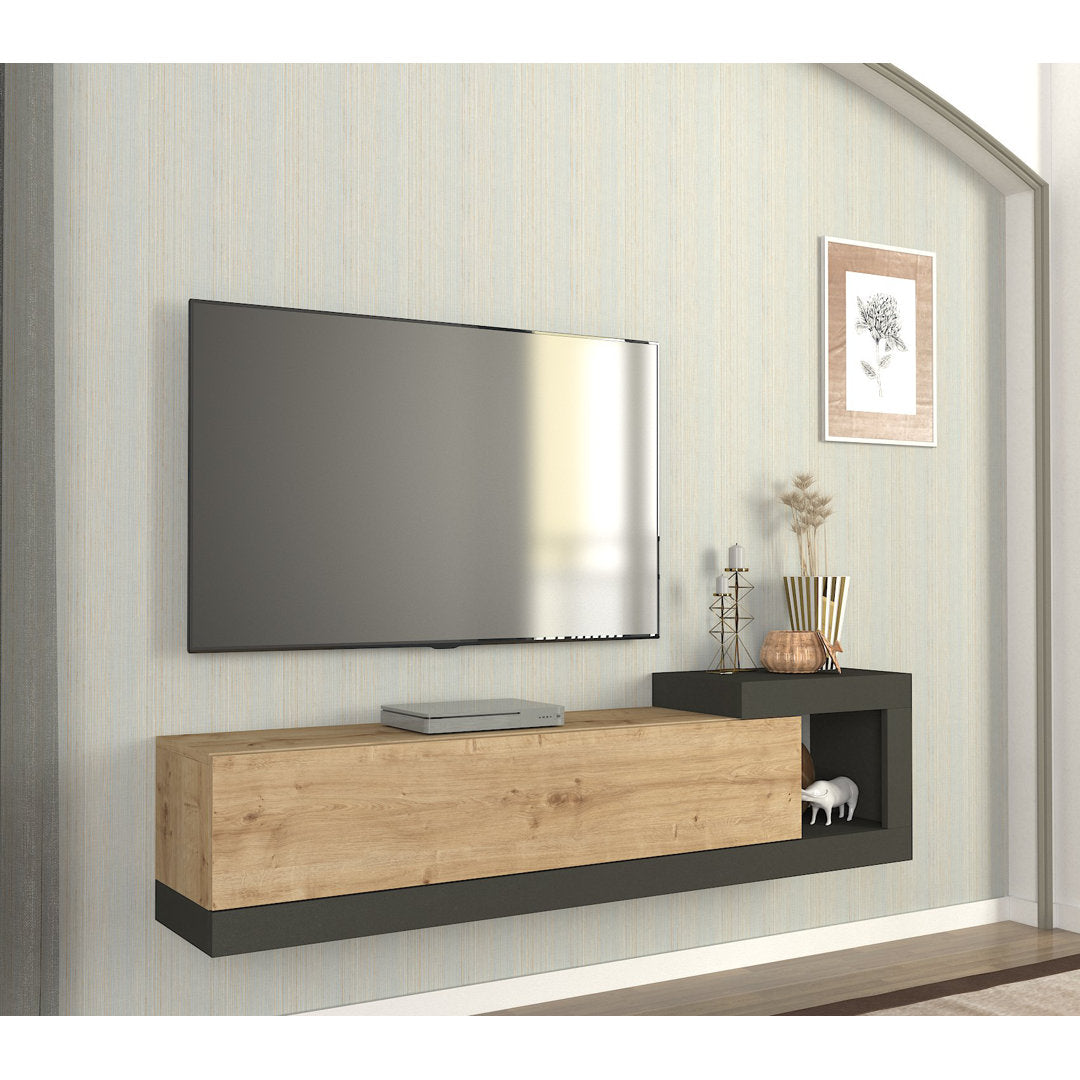 59.06'' W Floating Storage Credenza Ebern Designs Color: Saphire - Anthracite