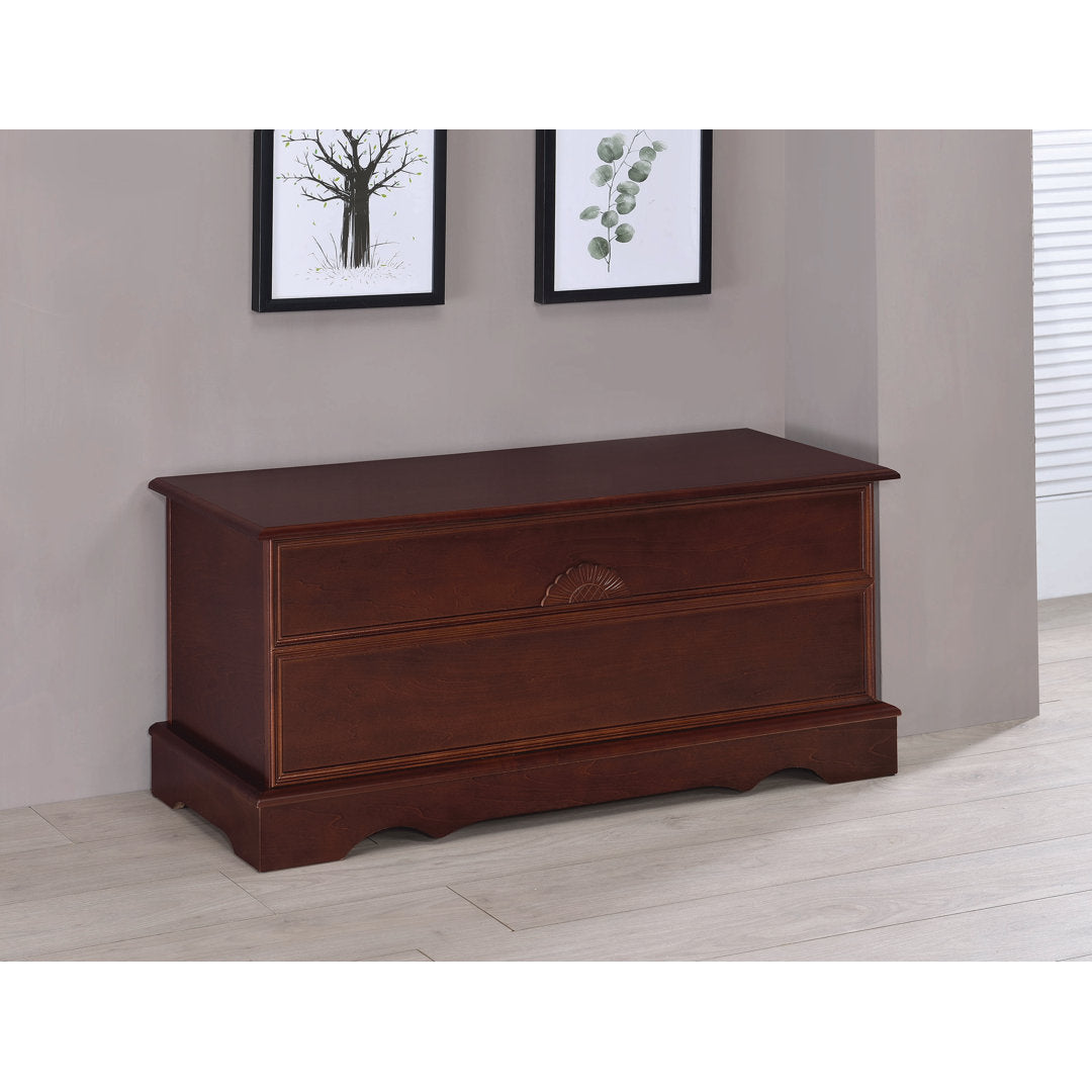 Garrard Blanket Chest Astoria Grand Color: Warm Brown