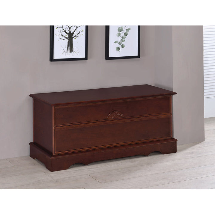 Garrard Blanket Chest Astoria Grand Color: Warm Brown