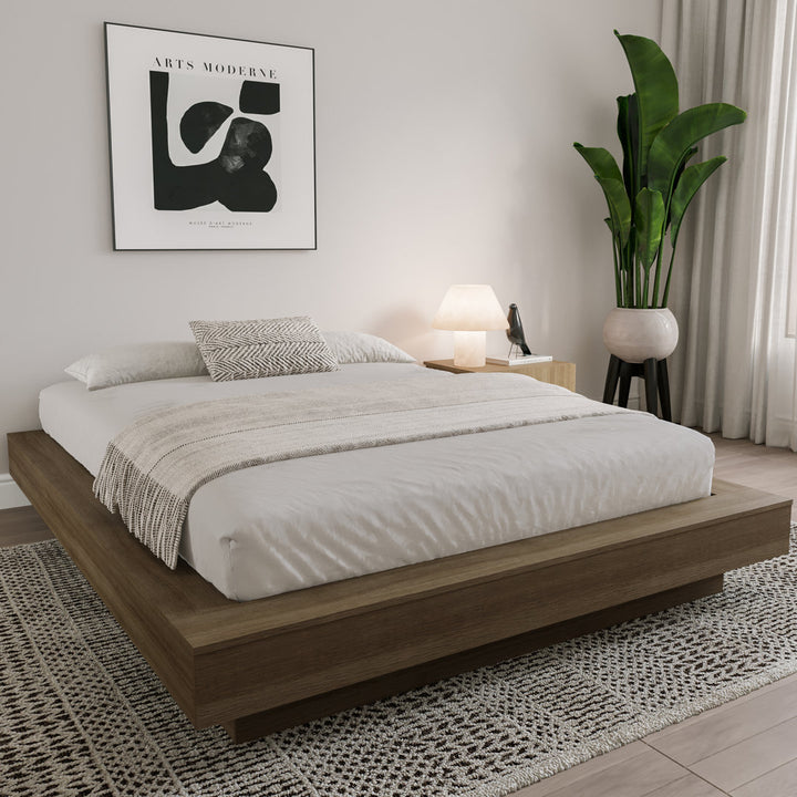 Brix Platform Bed Wade Logan® Color: Brown