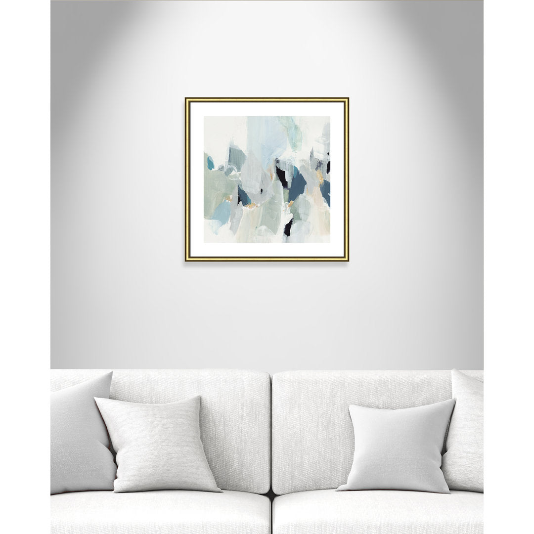 Little Talks III' by Isabelle Z - Painting Print Casa Fine Arts Size: 24.75" H x 24.75" W x 0.88" D Format: Gold Framed Paper