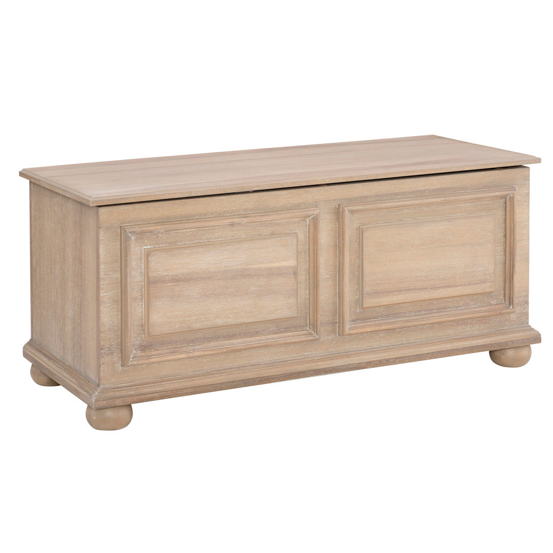 Chapman Solid Wood Blanket Storage Chest Alcott Hill® Color: Natural