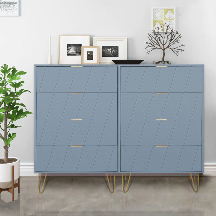 Marable 4 Drawer 23.6" W Chest Willa Arlo™ Interiors Color: Blue